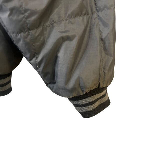 STARTER Men's Size XL Jacket Reversible Fleece Bomber Varsity Jacket - Picture 6 of 16